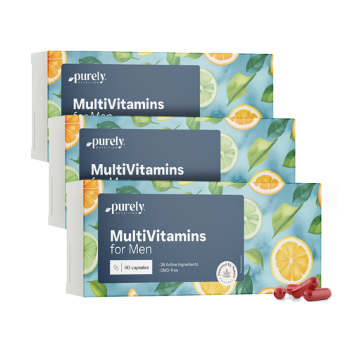 3x Multivitamine für Männer, zusammen 180 Kapseln