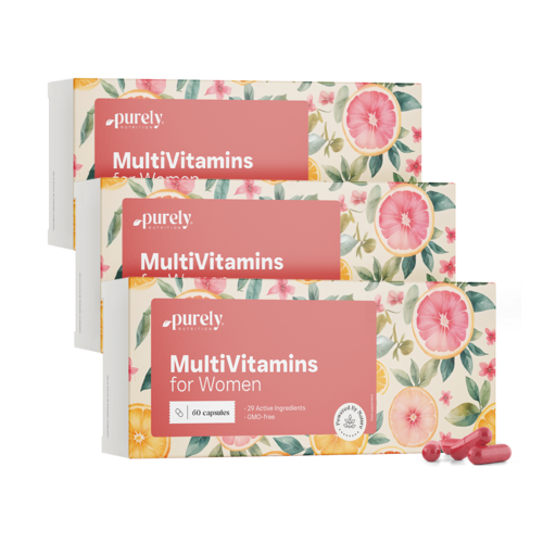3x Multivitamine für Frauen, zusammen 180 Kapseln