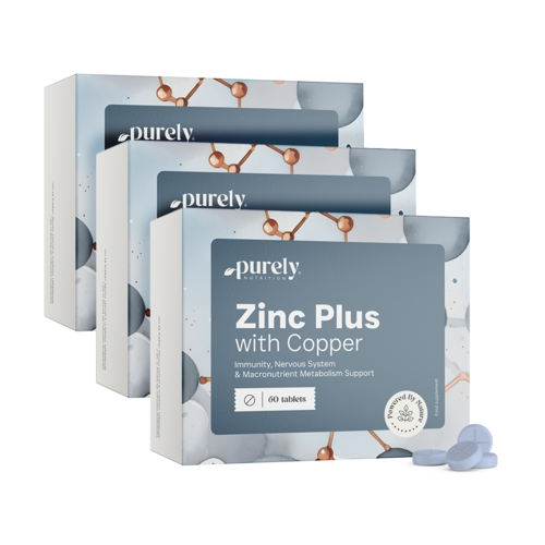 3x Zink Plus, zusammen 180 Tabletten