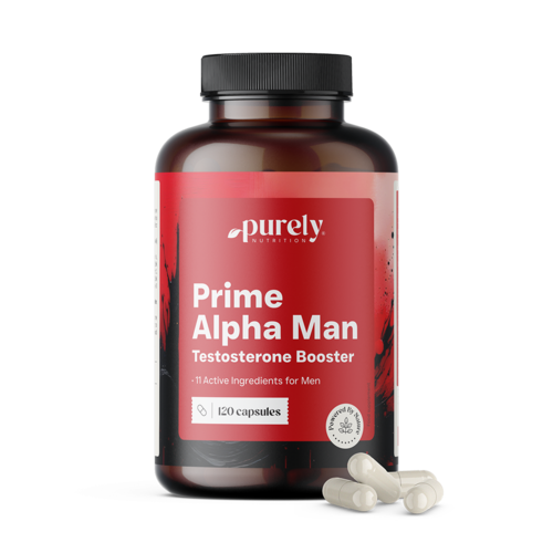 Prime Alpha Man - für einen optimalen Testosteronspiegel im Blut, 120 Kapseln