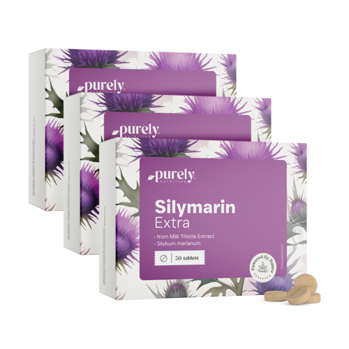 3x Silimarin Extra – Extrakt aus Mariendistel, zusammen 90 Tabletten