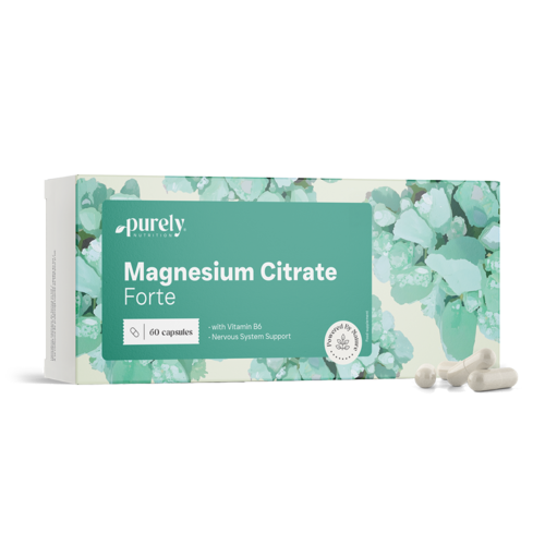 Magnesiumcitrat Forte + Vitamin B6, 60 Kapseln