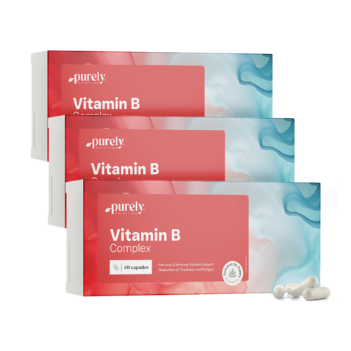 3x Vitamin B-Komplex, zusammen 180 Kapseln