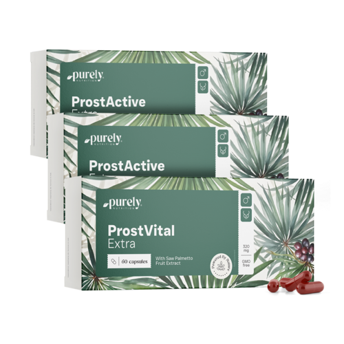 3x ProstVital Extra – mit Sägepalmenextrakt 320 mg, zusammen 180 Kapseln