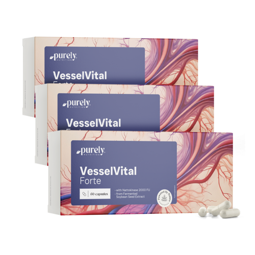 3x VesselVital Forte, zusammen 180 Kapseln