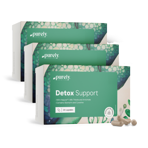 3x Detox Support – Komplex mit Artischocke und Mariendistel, zusammen 90 Kapseln