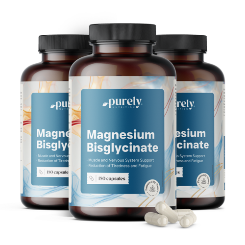 3x Magnesiumbisglycinat, zusammen 540 Kapseln