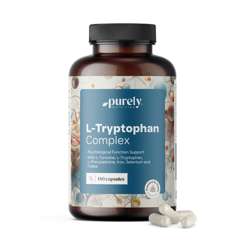 L-Tryptophan Komplex - Unterstützung der psychischen Funktion, 180 Kapseln