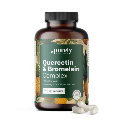 Quercetin und Bromelain - Komplex für das Immunsystem, 120 Kapseln