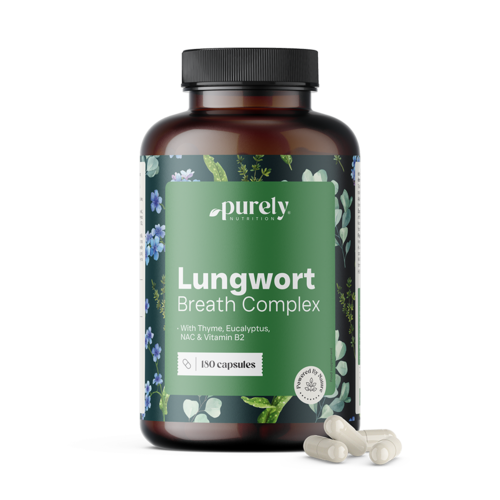 Lungwort Breath Complex – Lungenkraut mit Thymian und Eukalyptus, 180 Kapseln