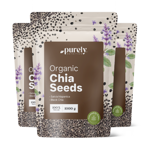 3x BIO Chiasamen, zusammen 3000 g