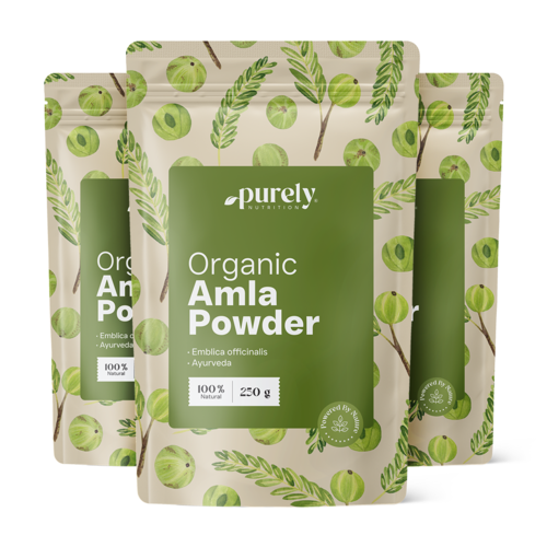 3x BIO Amla Pulver, zusammen 750 g