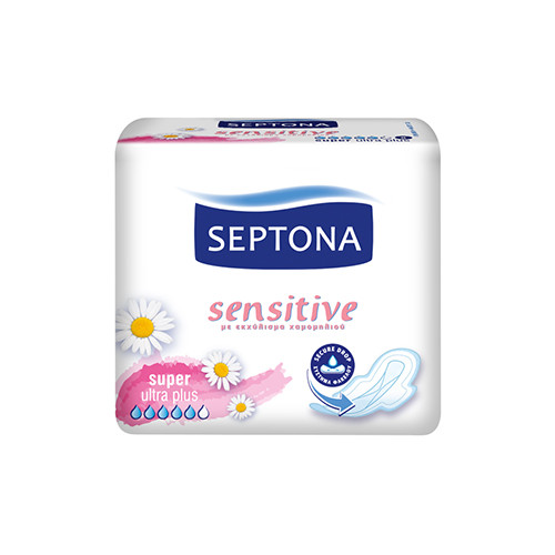Sensitive Damenbinden – Super Ultra Plus, 8 Stück