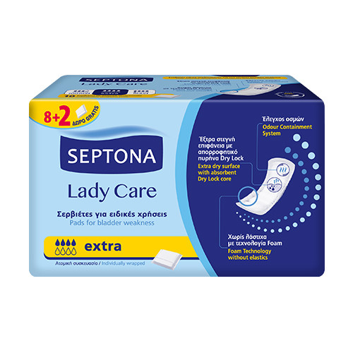 Slipeinlagen für leichte Inkontinenz – Extra, 10 Slipeinlagen