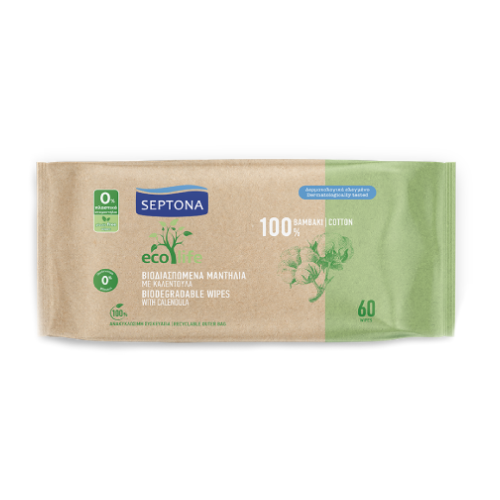 Ecolife Kinderfeuchttücher – biologisch abbaubar.