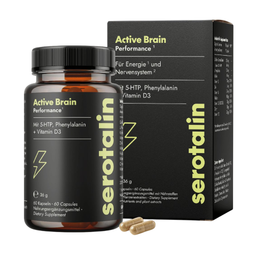 Active Brain – ein veganer Komplex mit 5-HTP, 60 Kapseln
