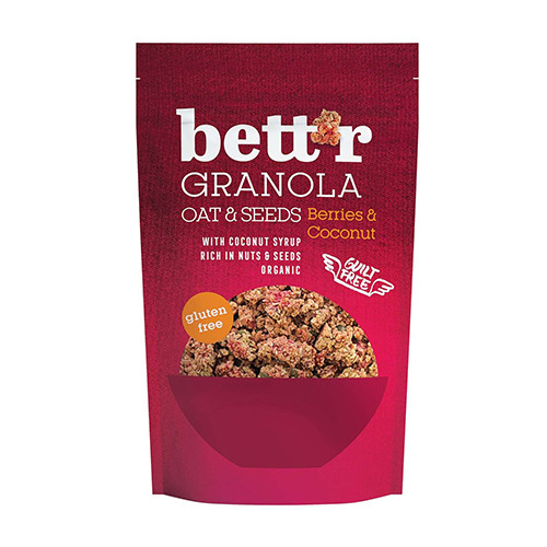 BIO Granola – Waldfrüchte und Kokosnuss, 300 g