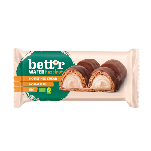 BIO Vegane Waffel – Haselnusscreme, 33 g