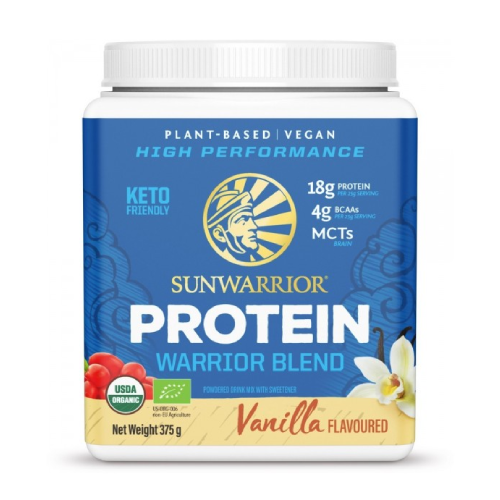 BIO Vegane Proteine mit Süßungsmittel – Vanille, 375 g