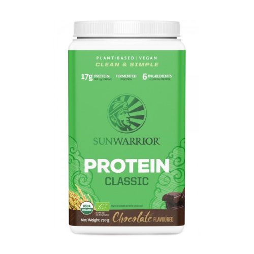 BIO Veganes Proteinpulver mit Süßungsmittel – Schokolade, 750 g