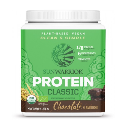 BIO Veganes Proteinpulver mit Süßungsmittel – Schokolade, 375 g