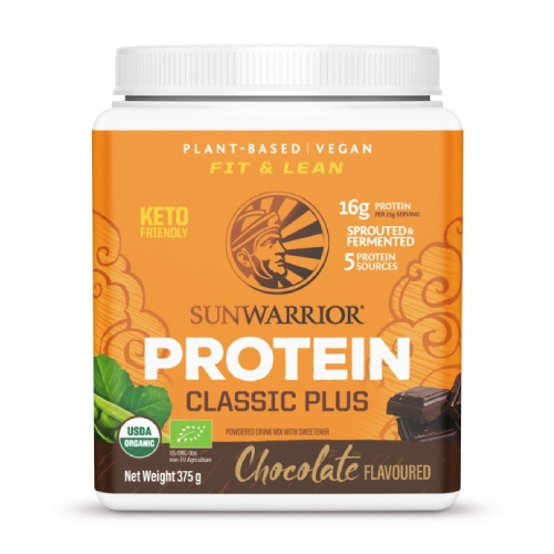 BIO Vegane Proteine Plus mit Süßungsmittel – Schokolade, 375 g