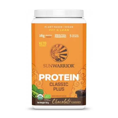 BIO Vegane Proteine Plus mit Süßungsmittel – Schokolade, 750 g
