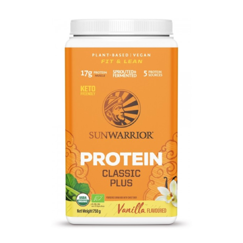 BIO Vegane Proteine Plus mit Süßungsmittel – Vanille, 750 g