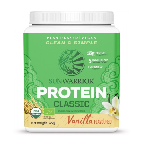 BIO Vegane Proteine mit Süßungsmittel – Vanille, 375 g