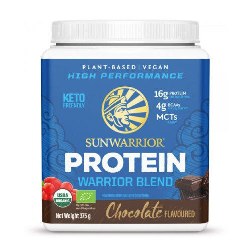 BIO Vegane Proteine mit Süßungsmittel – Schokolade, 375 g