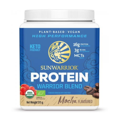 BIO Vegane Proteine mit Süßungsmittel – Mocha, 375 g