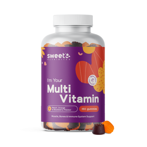 Multivitamine – Gummibonbons mit 10 Vitaminen, 150 Gummibonbons