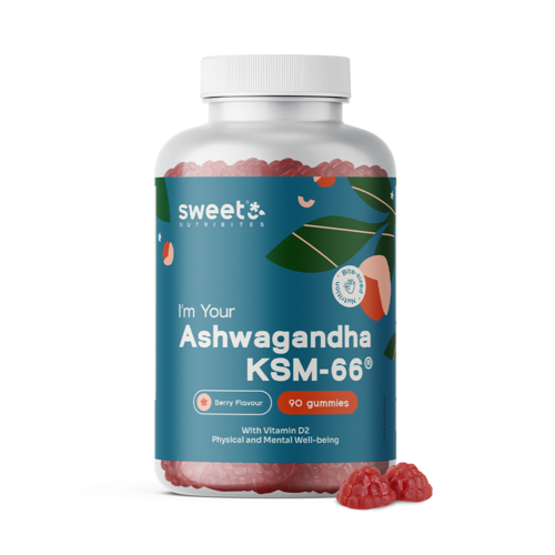 Ashwagandha KSM-66 300 mg, 90 Gummibonbons