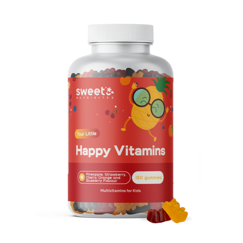 Happy Vitamins – Gummis für Kinder mit Multivitaminen, 150 g Gummibonbons