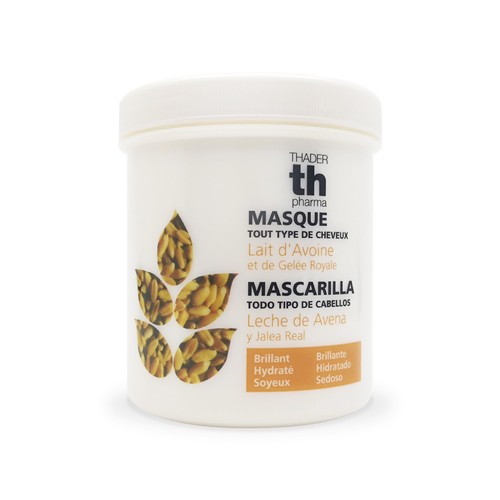 Haarmaske mit Hafermilch und Honig, 700 ml