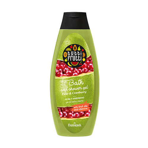 Dusch- und Badegel – Birne & Preiselbeere, 425 ml