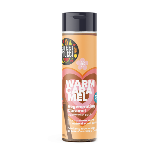 Körperpeeling mit Karamell & Zimt, 200 ml