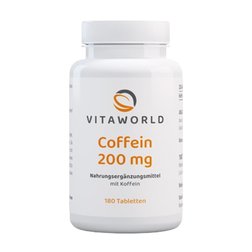 Koffein 200 mg, 180 Tabletten