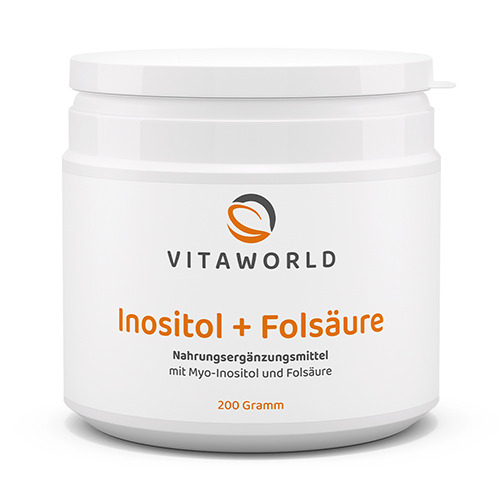 Inositol + Folsäure – in Pulverform, 200 g