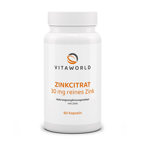 Zinkcitrat 30 mg, 60 Kapseln