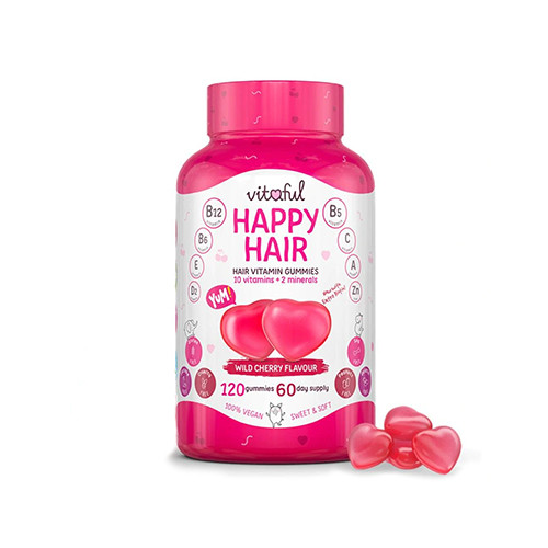 Happy Hair Vitamine für das Haar, 120 Gummibonbons