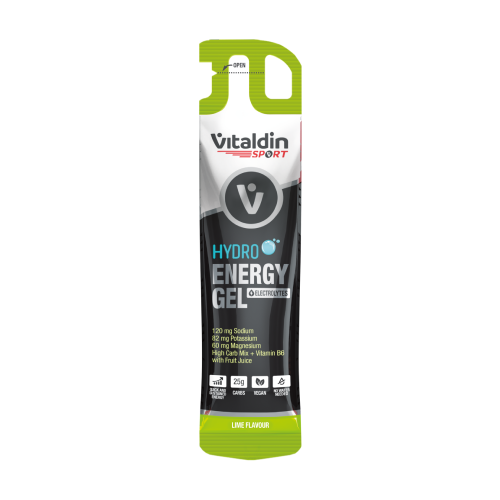 HYDRO Energielgel mit Elektrolyten - Limette, 55 ml