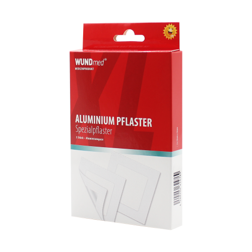 Aluminium-Pflaster, 75x75mm, 3 Stück