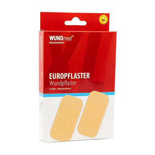 Großes Pflaster, braun, 50x100 mm, 6 Stück