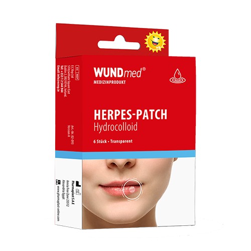 Herpespflaster, 6 Stück