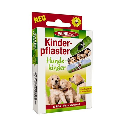 Kinderpflaster - Hunde, 10 Stück