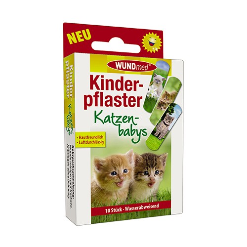 Kinderpflaster - Katzen, 10 Stück
