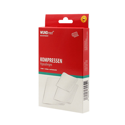Mullkompresse, 3 Stück