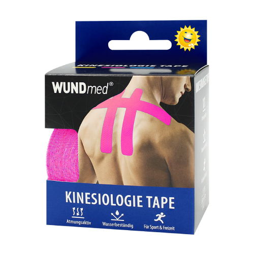 Kinesiologisches Tape - rosa, 5cm x 5m, 1 Stück