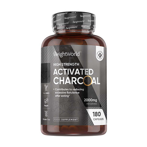 Aktivkohle 2000 mg, 180 Kapseln